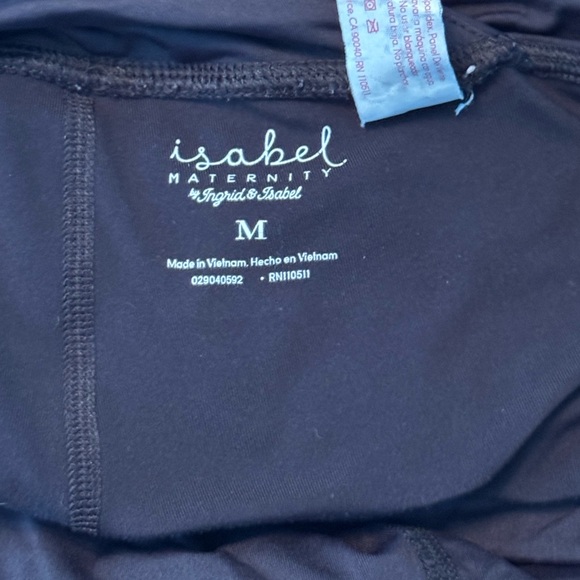 Isabel Maternity by Ingrid & Isabel Black leopard legging medium - Picture 6 of 7